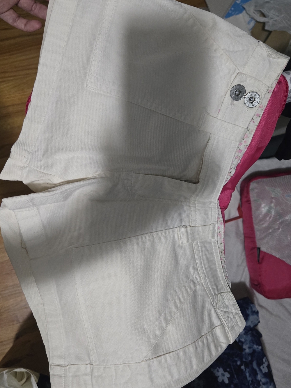 Vintage Rave R4R Jeans Cream/White Shorts